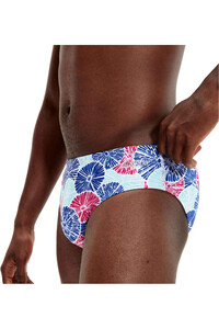 Speedo bañador natación hombre 8cm Allover Brief vista detalle