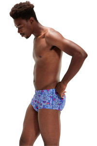 Speedo bañador natación hombre 17cm Club Training Allover Brief vista detalle