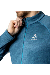 Odlo forro polar hombre Mid layer full zip TENCIA vista detalle