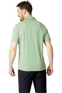 Odlo camiseta montaña manga corta hombre Polo shirt s/s CARDADA vista trasera