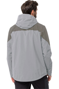 Jack Wolfskin chaqueta impermeable hombre WEILTAL 2L JKT M vista trasera