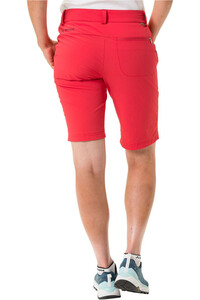 Vaude pantalón corto montaña mujer Women's Farley Stretch Shorts II vista trasera