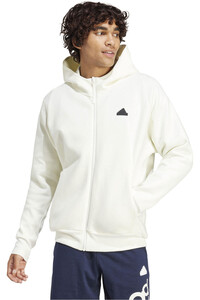 adidas sudadera hombre M Z.N.E. PR FZ vista frontal