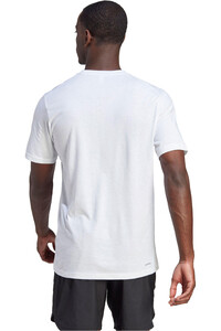 adidas camiseta fitness hombre TR-ES FR LOGO T vista trasera