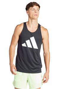 adidas camiseta entrenamiento tirantes hombre RUN IT TANK vista frontal