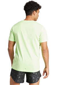 adidas camiseta técnica manga corta hombre RUN IT TEE vista trasera