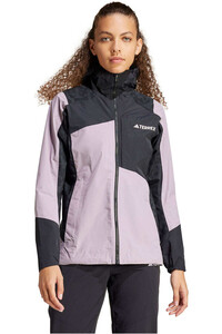 adidas chaqueta impermeable mujer W XPR  HYB RR J vista frontal
