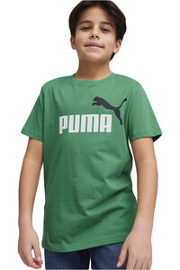 Puma camiseta manga corta niño X_ESS+ 2 Col Logo Tee vista frontal