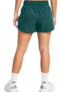 Under Armour pantalones y mallas cortas fitness mujer Flex Woven Short 3in vista trasera