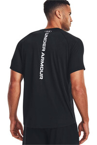 Under Armour camiseta fitness hombre UA Tech Reflective SS vista trasera