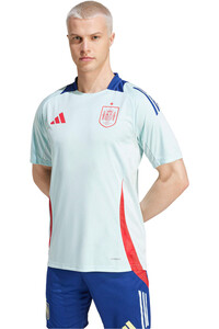 adidas camiseta de fútbol oficiales ESPAA 24 TRAINING SR CEL vista frontal