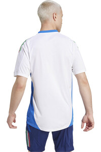 adidas camiseta de fútbol oficiales ITALIA 24 TRN BL vista trasera