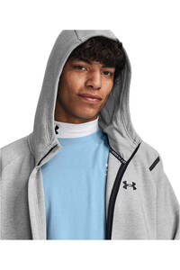 Under Armour sudadera hombre UA Unstoppable Flc FZ vista detalle