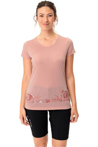 Vaude camiseta montaña manga corta mujer Women's Skomer Print T-Shirt II vista frontal