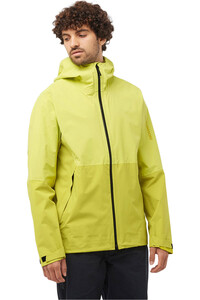 Salomon chaqueta impermeable hombre OUTERPATH 2.5L WP JKT M vista frontal
