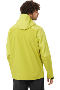 Salomon chaqueta impermeable hombre OUTERPATH 2.5L WP JKT M vista trasera