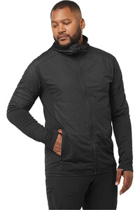 Salomon chaqueta outdoor hombre OUTLINE AS HYBRID MID M vista frontal