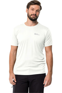 Jack Wolfskin camiseta montaña manga corta hombre TECH T M vista frontal