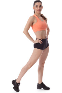 Ginadan pantalones y mallas cortas fitness mujer FEEL MINISHORT vista trasera