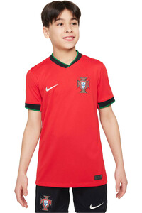 Nike camiseta de fútbol oficiales niño PORTUGAL 24 Y NK DF STAD JSY SS HM vista frontal