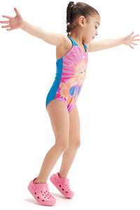 Speedo bañador natación bebe Girls Digital Printed Swimsuit vista detalle