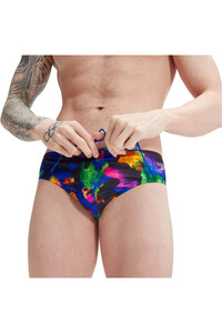 Speedo bañador natación hombre 8cm Allover Brief 04