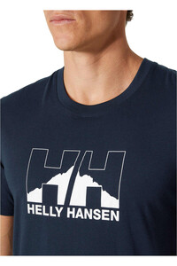 Helly Hansen camiseta montaña manga corta hombre NORD GRAPHIC T-SHIRT vista detalle