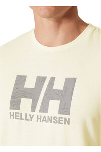 Helly Hansen camiseta montaña manga corta hombre SKOG RECYCLED GRAPHIC T-SHIRT vista detalle
