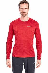 Montane camiseta montaña manga larga hombre DART LONG SLEEVE T SHIRT vista frontal