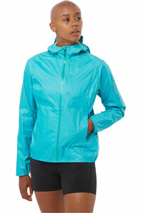 Salomon CHAQUETA TRAIL RUNNING MUJER BONATTI WP JKT W vista frontal