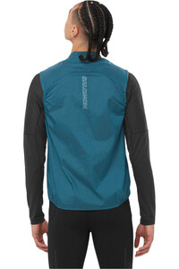 Salomon CHAQUETA TRAIL RUNNING HOMBRE SENSE AERO WIND VEST M vista trasera