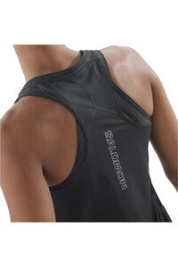 Salomon camiseta tirantes running SENSE AERO SINGLET W vista detalle