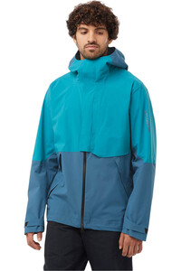 Salomon chaqueta impermeable hombre OUTERPATH JKT WP PRO M vista frontal