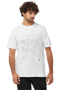 Salomon camiseta montaña manga corta hombre GRAPHIC SS TEE M vista frontal