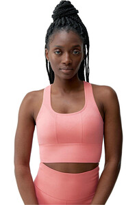 Born Living Yoga Sujetador Yoga Top Ambra vista frontal