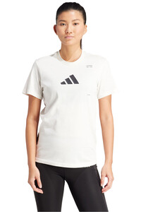 adidas camisetas fitness mujer W TR CAT G T vista frontal