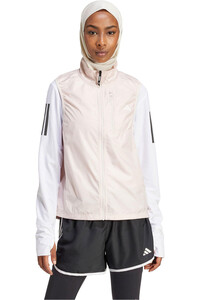 adidas CHAQUETA RUNNING MUJER OTR B VEST vista frontal