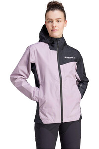 adidas chaqueta impermeable mujer W MT 2.5L RDY J vista frontal