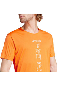 adidas camisetas trail running manga corta hombre AGR SHIRT 03