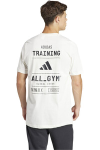 adidas camiseta fitness hombre M TR CAT G T vista trasera