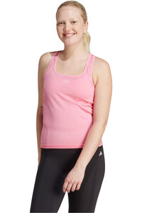 adidas camiseta tirantes fitness mujer SML TK vista frontal