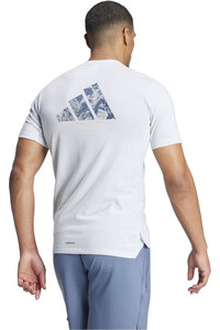 adidas camiseta fitness hombre WO LOGO TEE vista trasera