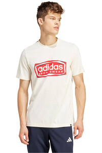 adidas camiseta manga corta hombre M FLD SPW LOGO vista frontal