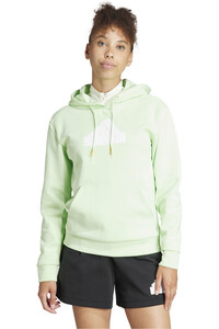 adidas sudadera mujer W FI BOS OH HD vista frontal