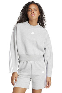 adidas sudadera mujer W FI 3S SWT vista frontal