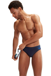 Speedo bañador natación hombre Medley Logo 7cm Brief vista detalle