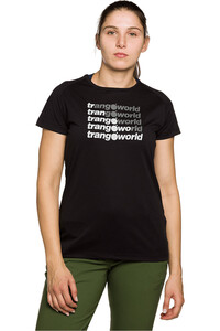 Trango camiseta montaña manga corta mujer CAMISETA OHRID vista frontal