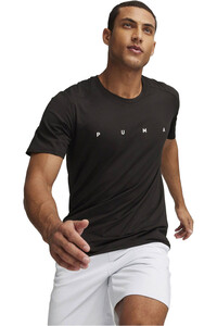 Puma camiseta fitness hombre Cloudspun Engineered for Strength Tee vista frontal
