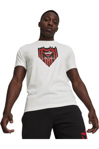 Puma camiseta de fútbol oficiales ACM Ftblicons Tee vista frontal