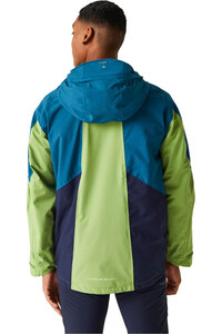 Regatta chaqueta impermeable hombre Raddick II vista trasera